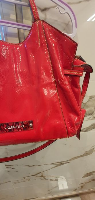 Mala marca " Valentino " vermelha