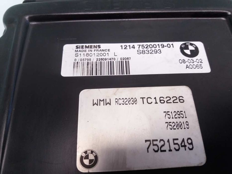 CENTRALINA MOTOR UCE MINI MINI 2002 -1214752001901 S118012001L S83293 7521549 75...