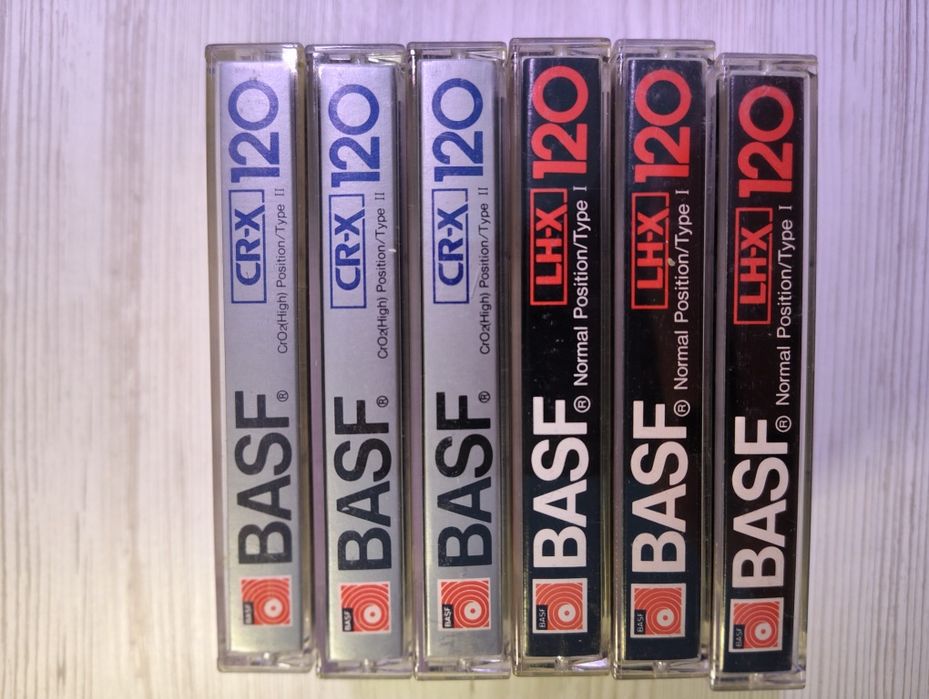 Аудіокасети BASF CR-X 120, LH-X 120