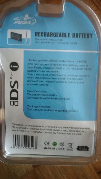 Bateria nova para consola nintendo ds