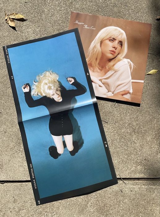 Новий вініл з постером Billie Eilish Happier than ever Біллі Айліш