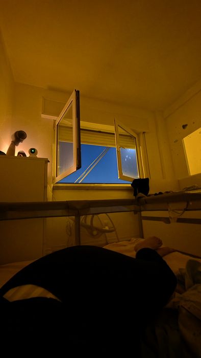Casa com quarto disponível