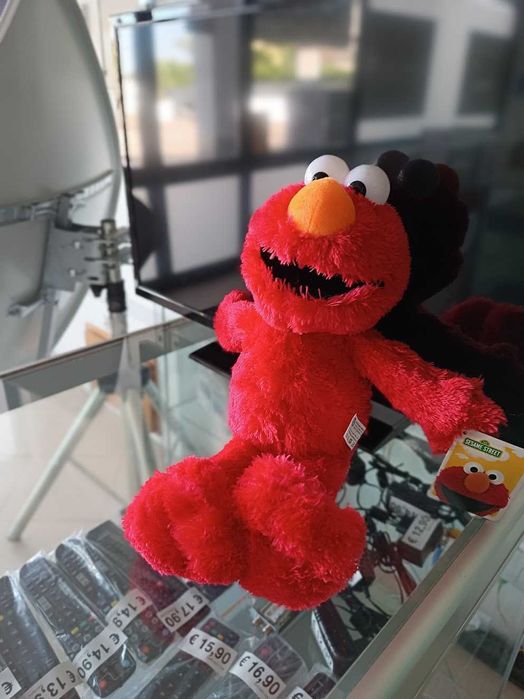 PROMO:Peluche Rua Sésamo Elmo 37cm