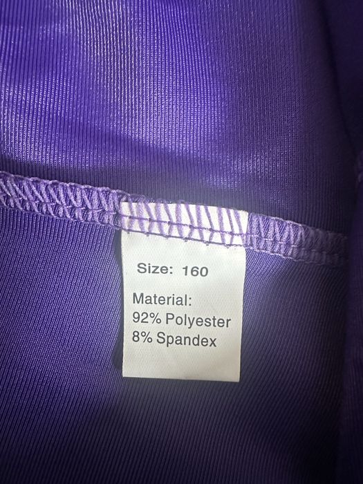 Spodenki gomnastyczne fioletowe 160