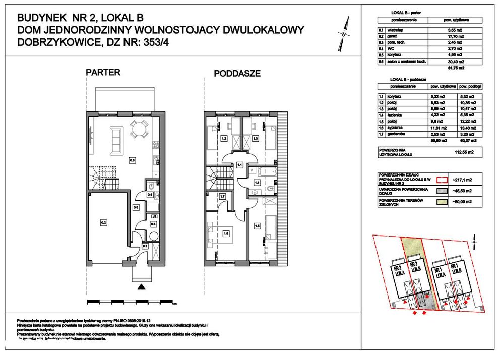 Bliźniak 112 m2, ogródek 91 m2 - Bawarski styl