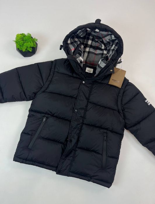 Пуховик Burberry / куртка барбері / пуховик барбері