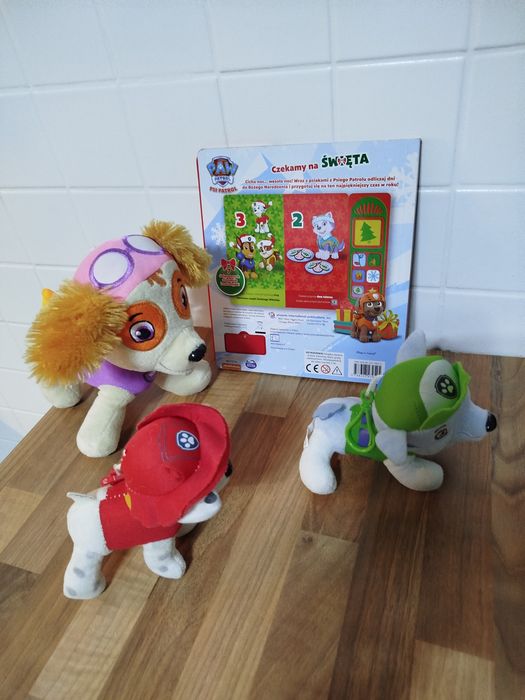 Psi patrol książeczka z dźwiękiem i maskotki