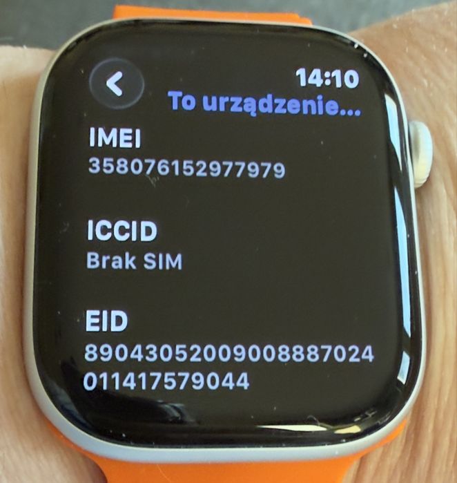 Apple Watch Series 10 Cellular 46 mm, jak nowy, gwarancja, komplet