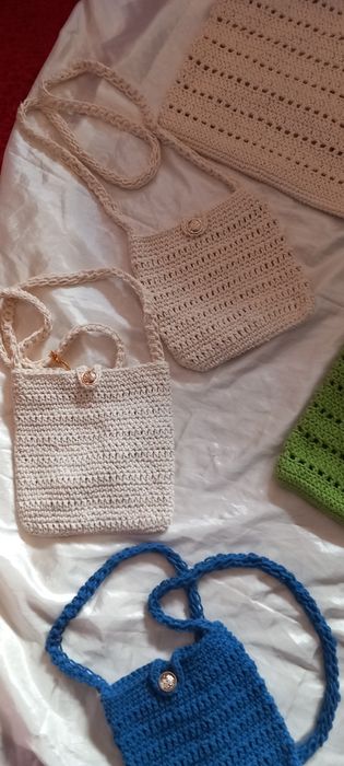 Sacos e bolsas crochê