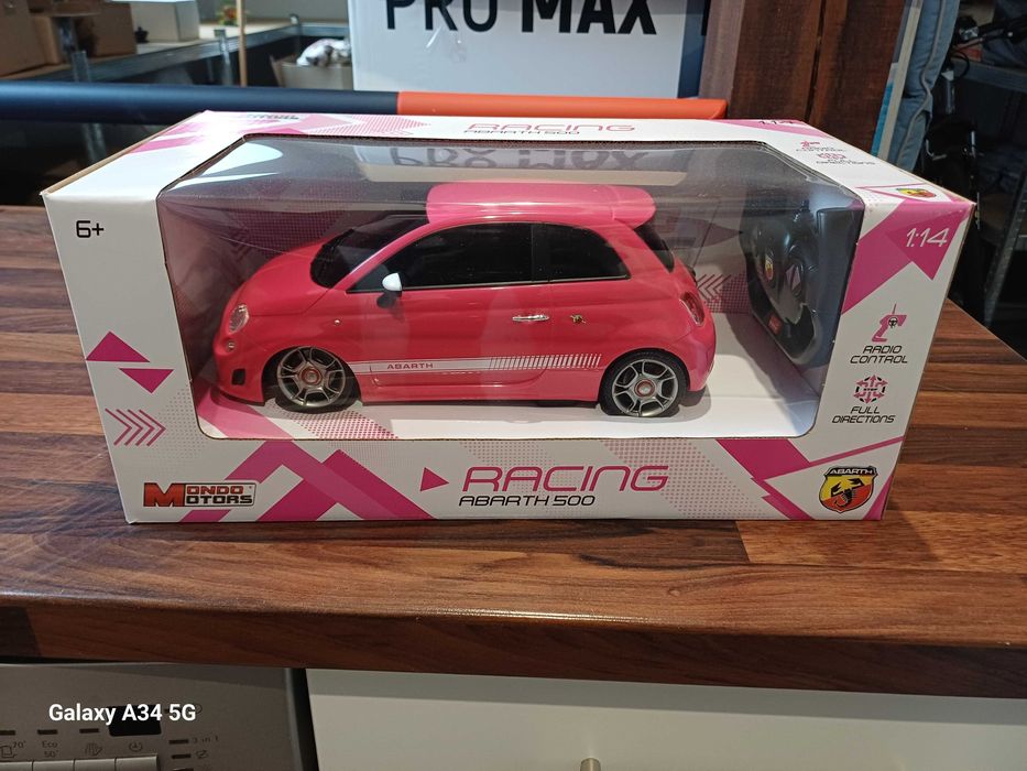 Mondo, ABARTH 500 PINK, model 1:14. Likwidacja sklepu internetowego