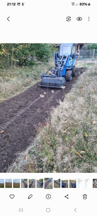 Wynajem ładowarka Bobcat s70,wozidło Wacker samozaładowcze,wiertnica