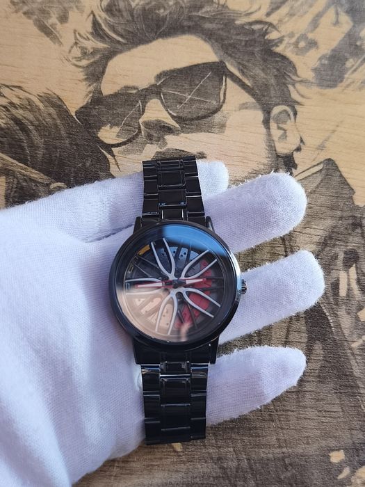 Relógio Spinning Wheel Desportivo em aço inoxidável.