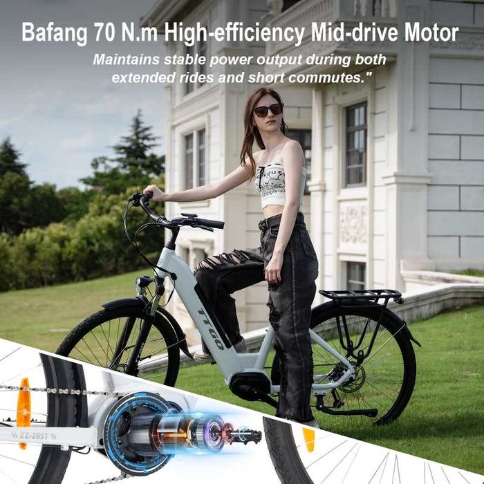 Nowy Rower Elektryczny Męski/Damski 350W 110KM 28" E-bike ZZ-28ST