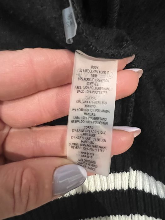 Kurtka karl lagerfeld oryginal nowa z metką skórzana