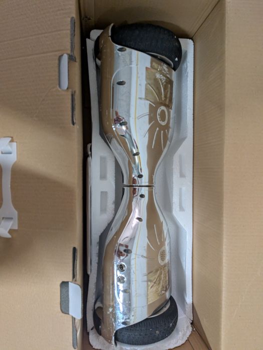 Hoverboard Hover-1 H1 Prata Cromado (Na Caixa Original)
