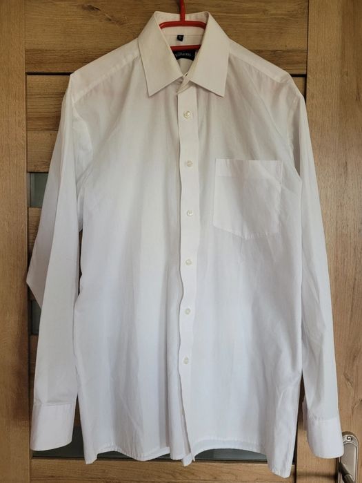 Koszula męska biała z długim rękawem Williams, M