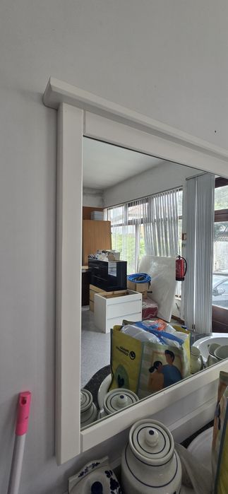Movel WC branco exposição