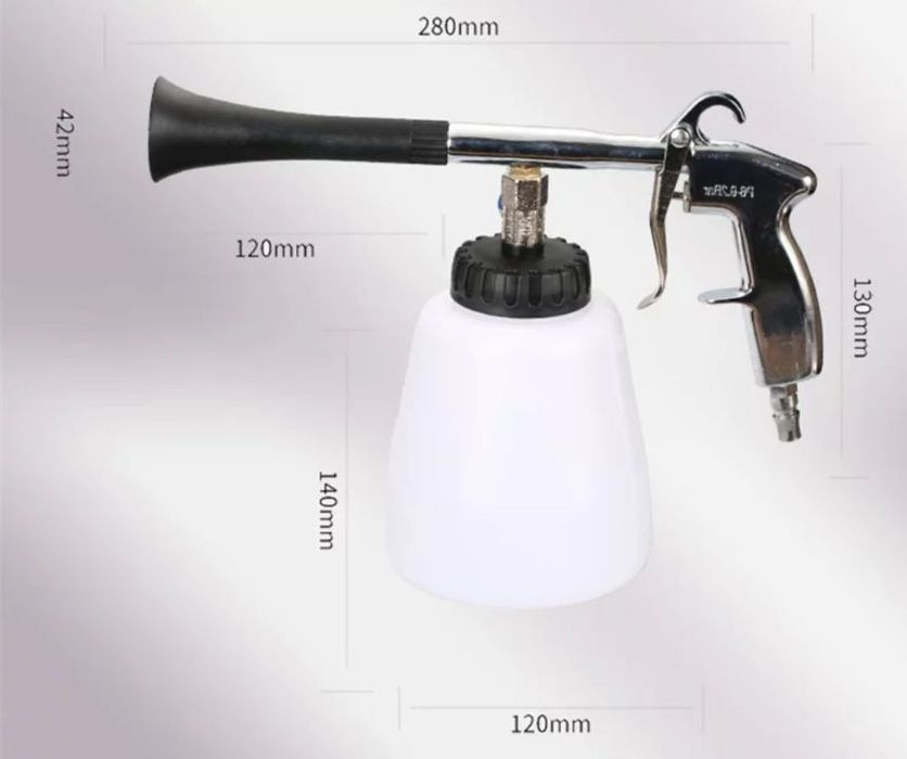 Pistola de limpeza a pressão tornado multiusos