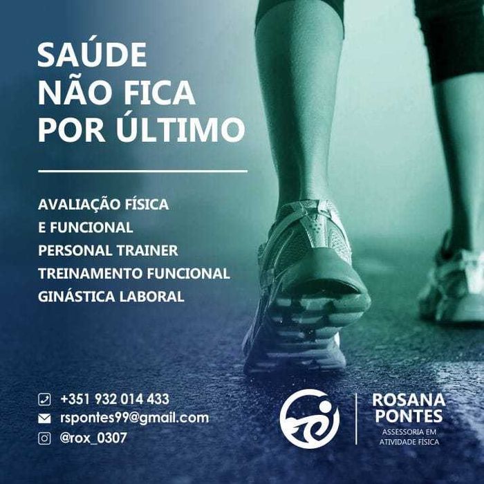 a Personal Trainer - online - outdoor - domicílio - presencial