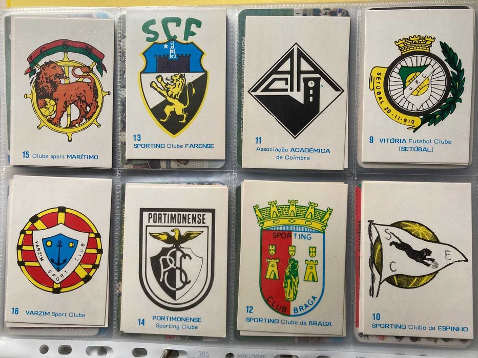 Calendários Antigos de Futebol - Emblemas de Clubes Portugueses (preço unitário)