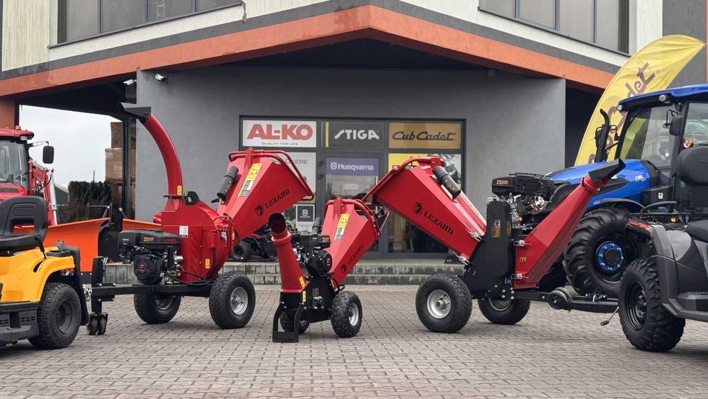 Rozdrabniacz do gałęzi Lezard Rębak Spalinowy 10cm Bębnowy