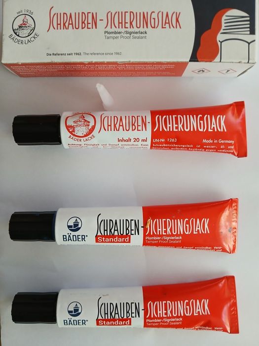 Lakier do śrub, plomb