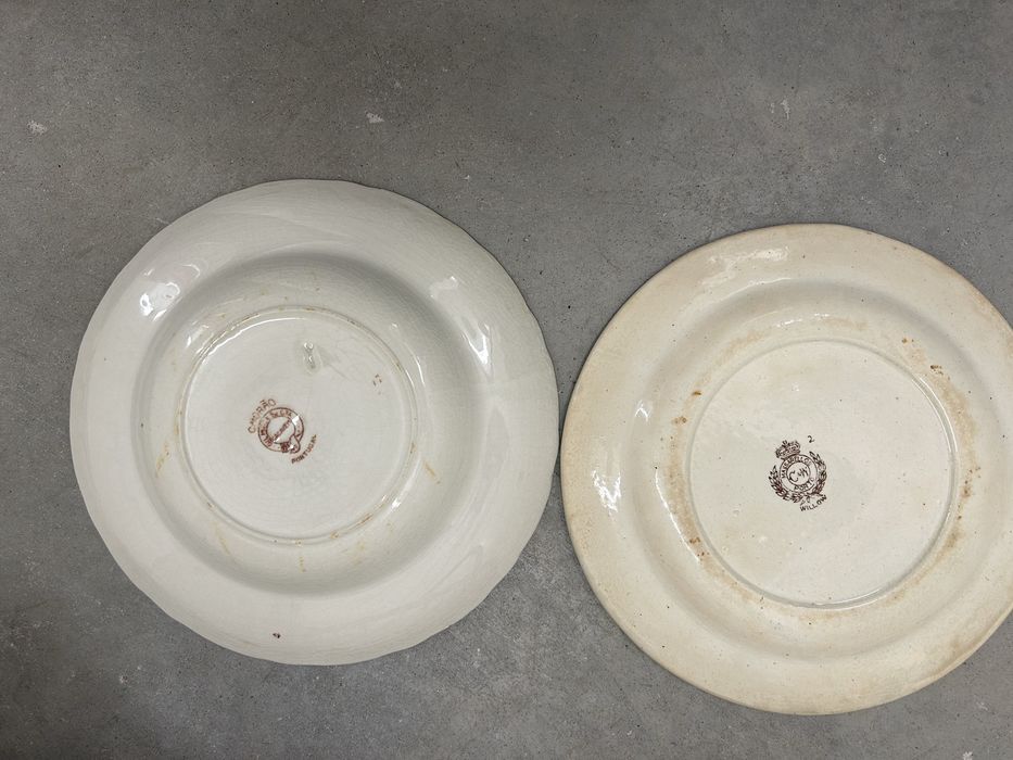 2 pratos antigos autenticados