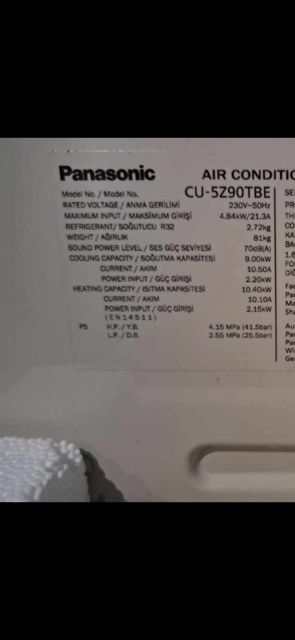 Pompa ciepła Panasonic klima CU-5Z90TB