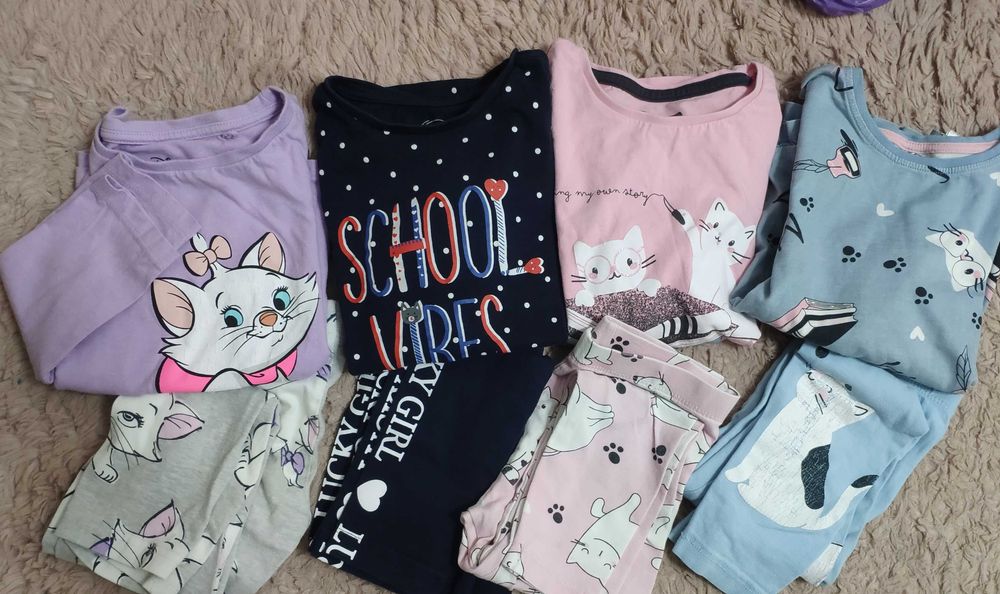 Zestaw ubrań dla dziewczynki 116/122