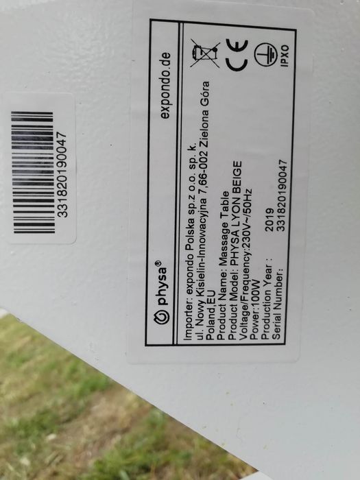 Łóżko do masażu Physa Lyon Beige