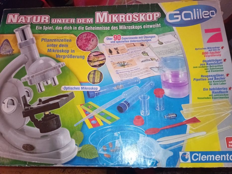Детский микроскоп.обмін на кімнатніі квіти.пропонуйте
