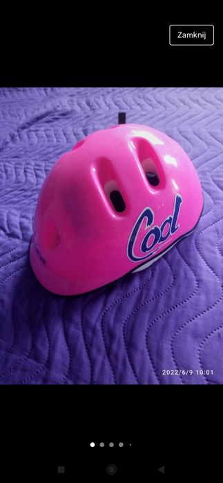Kask rowerowy dla dziewczynki