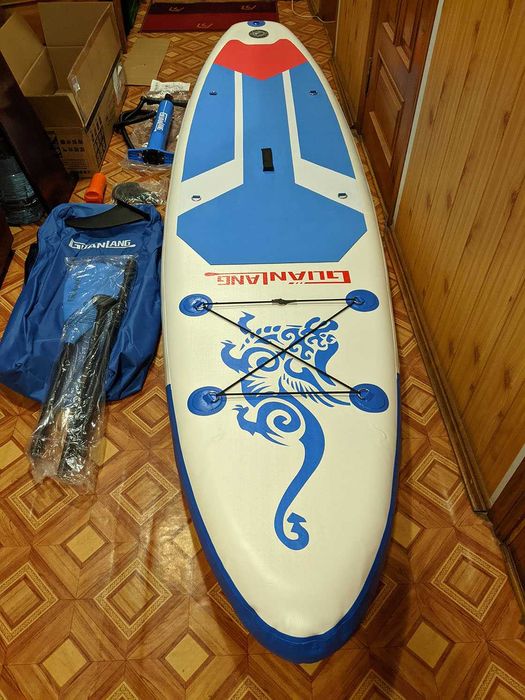 САП доска Надувная SUP-борд Повний Комплект Лодка Йога на воді ЯКІСНА НОВА борд 10.6"
