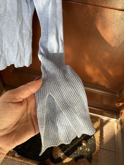 BLUZKA niebieska HM r.S z dzianiny