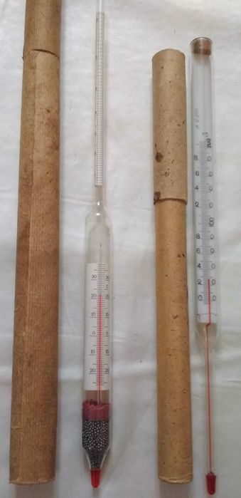 Термоконтактор ТК-10А,ареометр,термометр лабораторный СССР