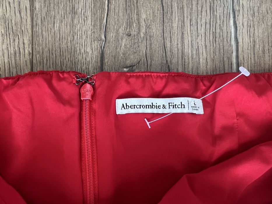 Nowa sukienka Abercrombie &Fitch L 40 czerwona damska krótka