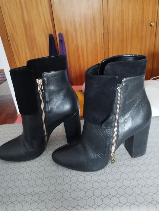Botas/ botins pele 37