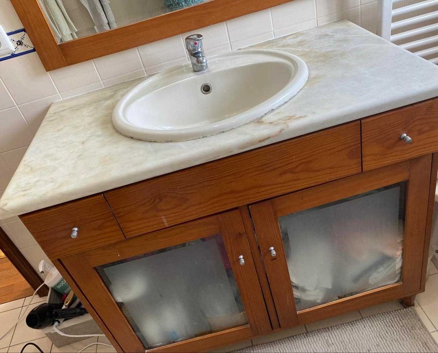 Móvel casa de banho com espelho