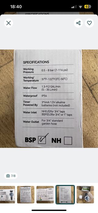 Programador temporizador wifi Rega RainPoint - NOVO