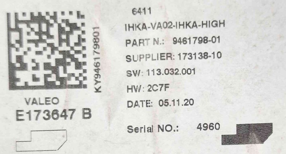 Módulo Electrónico BMW i3 (I01) ano 2014