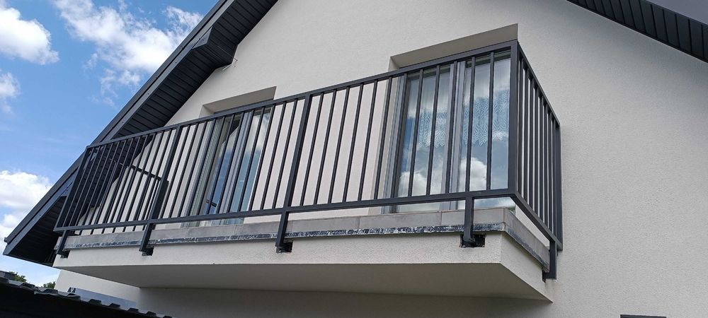 Balustrada balkonowa, barierki balkonowe, balkony