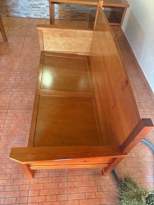 Sofás rusticos em perfeito estado