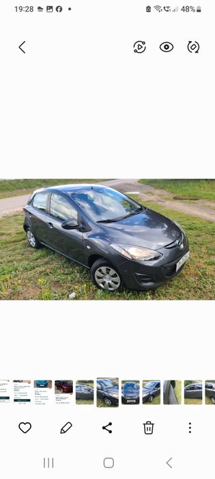 Mazda 2. Tylko 9 tys km przebieg. Szwajcar. 1.3 B. Jak NOWY