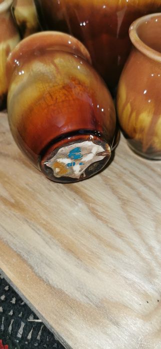 Кувшин и чашки Васильковская Майолика