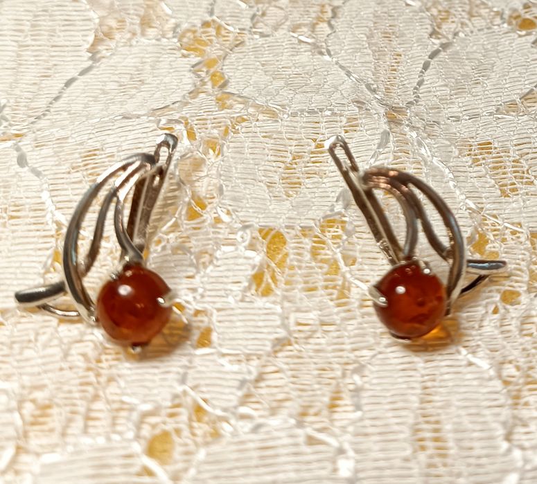 Серьги серебряные