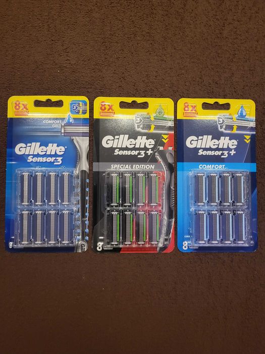 Wkłady z ostrzami Gillette