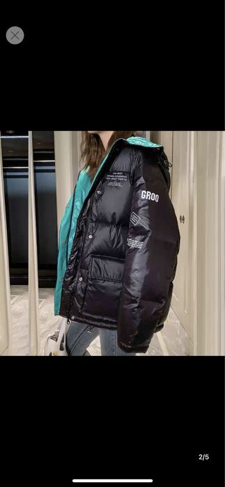 Куртка демисезонная  oversize прямого кроя