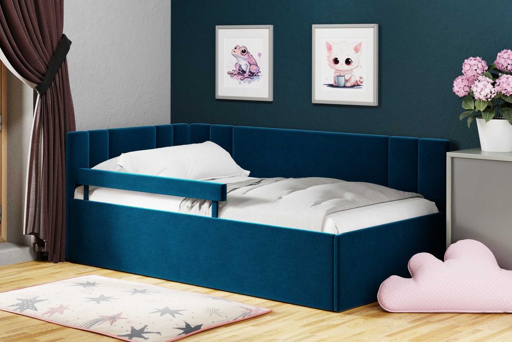 Tapczan Łóżko młodzieżowe stelaż+ materac szybka wysyłka do sypialni