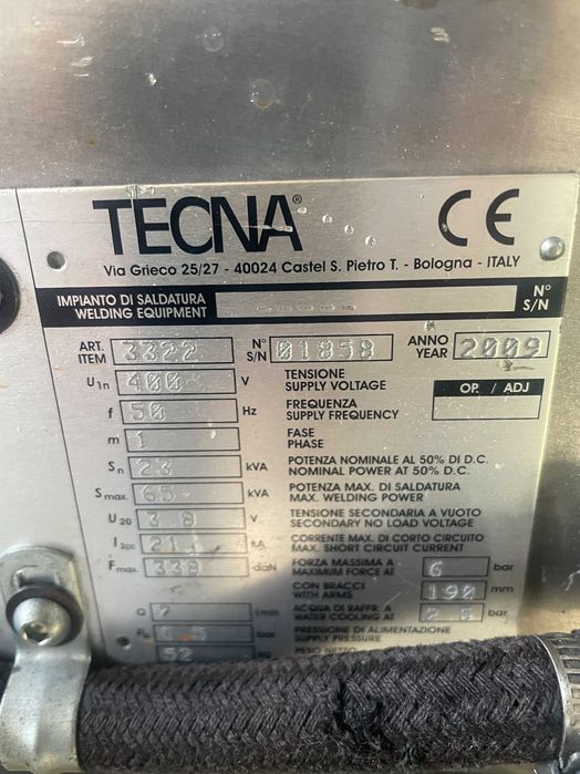 Soldadura por pontos TECNA 3322 SUSPENSA