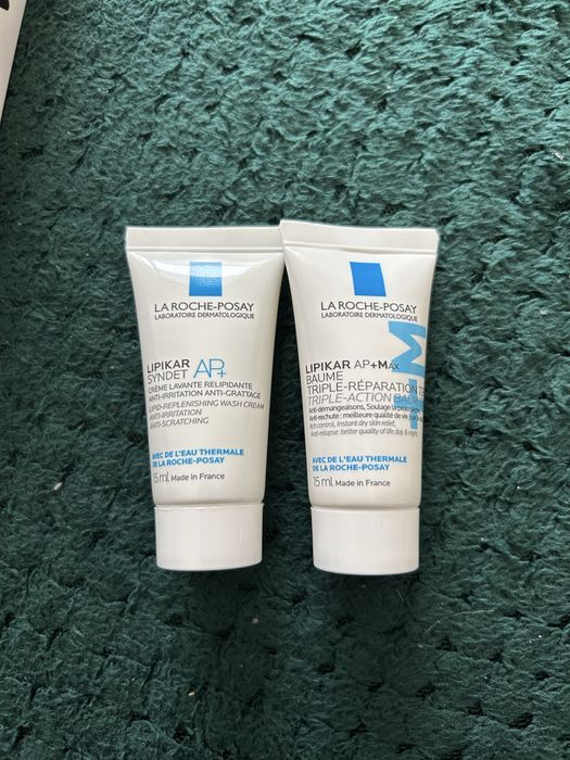 La roche posay Lipikar ap+ oraz lipikar ap+max 2 razy po 15 ml